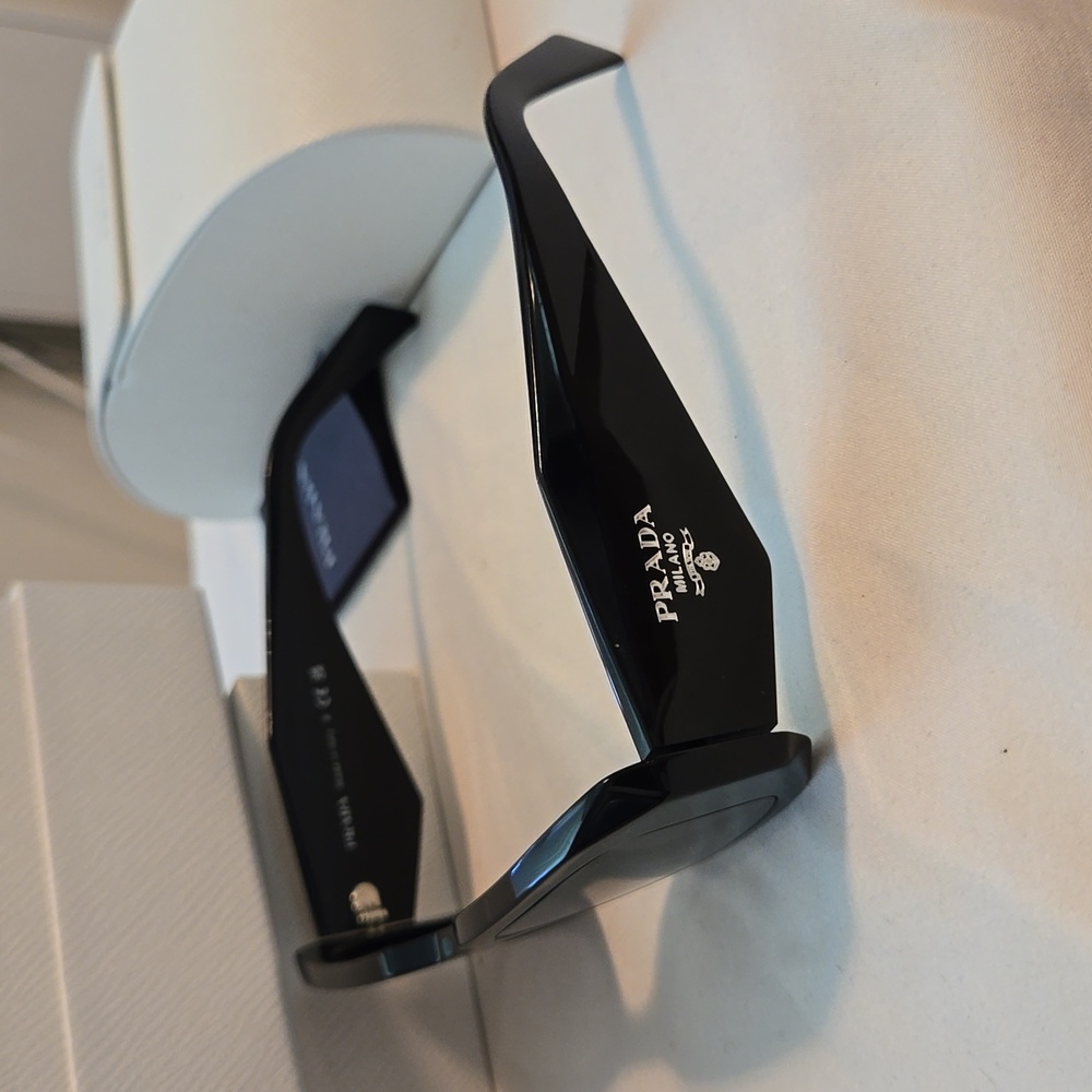 Authentic Prada Runway 49mm Rectangular Sunglasse… - image 6